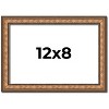 PosterPalooza | Photo Size Slim Profile Gold Picture Frame - UV Acrylic, Foam Board Backing, Hanging Hardware - 2 of 4