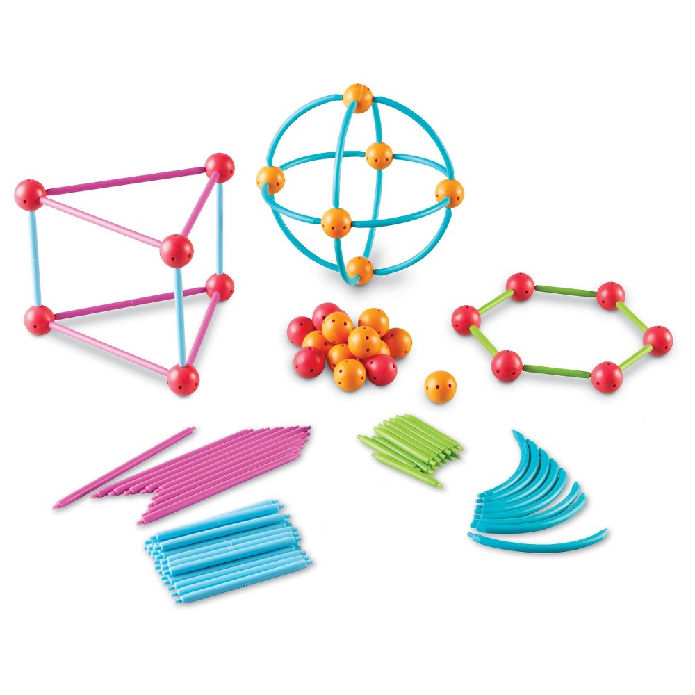 UPC 765023817768 product image for Learning Resources Geometric Shapes Building Set | upcitemdb.com