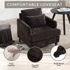 PAGED Modern Accent Chair Mid Century Modern Chenille Reading Chair with Soft Padded Seat for Living Room - 2 of 4