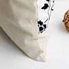 Slickblue Linen Stylish Patchwork Pillow Cushion - Decorative Floor Cushion, 19.7x19.7 inches, 5 Designs Available - 4 of 4
