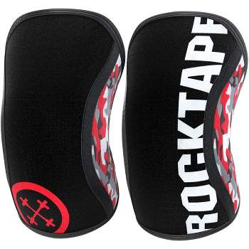 RockTape Assassins Compression Knee Support Sleeves - Red Camo
