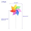 Unique Bargains Garden Decor PVC Colorful Durable Outdoor Wind Spinner - 3 of 4