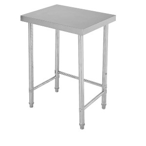 Coucheta Stainless Steel Table 16x24 Inch, NSF Heavy Duty Commercial Prep Table with Open Base, Metal Work Table - 1 of 4