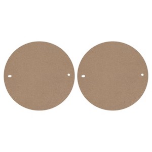 Unique Bargains Wooden Resistance to Warping and Cracking Round Pottery Wheel Bats - 1 of 4