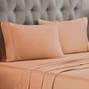 Premium Cotton 300 Thread Count Solid Pillowcase Set of 2 by Blue Nile Mills - 2 of 3