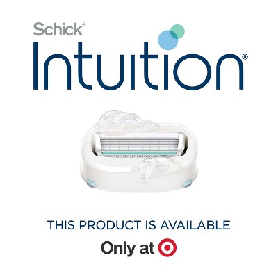 Schick Intuition Women’s 4 Blades Reusable Captivating Razor Kit - 3ct: Whole Body, All Hair Types
