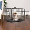 FDW 18-48in Dog Crates for Dogs Folding Mental Wire Crates Dog Kennels Pet Crate with Removable Tray and Handle - 2 of 4