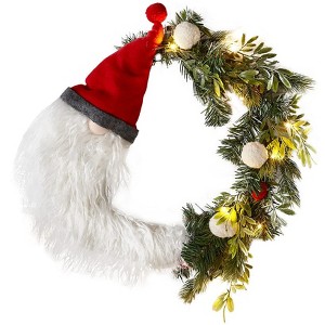 The Lakeside Collection Gnome for the Holidays Home Decor - Wreath - 1 of 4