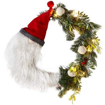 The Lakeside Collection Gnome for the Holidays Home Decor - Wreath