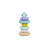 Leo & Friends Penguin Stacking Toddler Ring Tower - 2 of 4