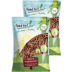 Organic Roasted Pecan Pieces with Himalayan Salt – by Food to Live - 1 of 4