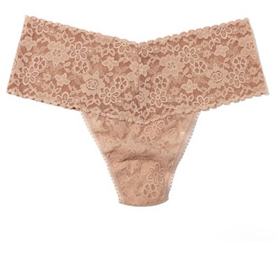Hanky Panky Women's Daily Lace Plus Size Retro Thong - One Size