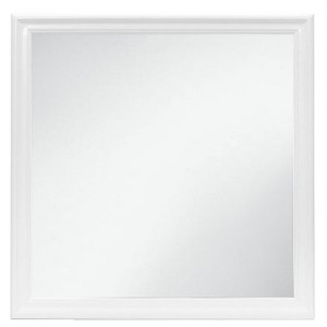 SEVOBAL Bathroom Vanity Mirrors Large Scale Reflection Reflective Clarity Easy Installation Versatile Decoration, White, 38.19"*0.87"*38.19" - 1 of 4