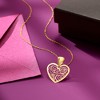 Ross-Simons Italian Openwork Heart Pendant Necklace in 14kt Yellow Gold Size 16.5 - 4 of 4