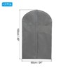 Unique Bargains Waterproof Dustproof Suits Coats Dresses Garment Bags 3 Pcs - 2 of 4
