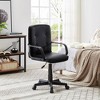 VECELO Home Office Desk Chair with Armrests, Mid Back Adjustable Height - 4 of 4