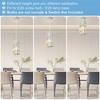 POWLIG 1 - Light Chrome Crystal Single Pendant Light Modern Metal Luxury Chandeliers - 4 of 4