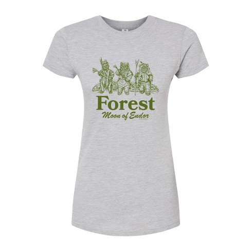 Women's - Star Wars - Forest Moon Endor Juniors Fitted Graphic T-Shirt - image 1 of 2