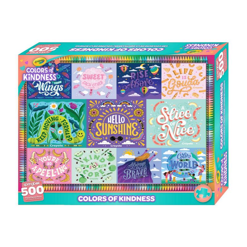 Springbrook Crayola Colors of Kindness 500 pc Jigsaw Puzzle, 2 of 4