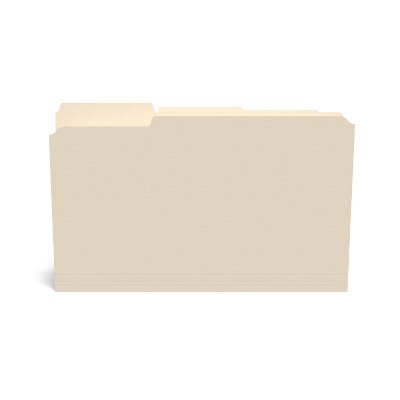 HITOUCH BUSINESS SERVICES Reinforced Classification Folder 2" Expansion Legal Size Manila 50/BX