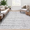 Rug Machine Washable,  Rug Non Slip Small Bedroom, Rug Low Pile Throw Rug, for Dining Room Living Room, Geometric Area Rug Entryway Rug - 2 of 4