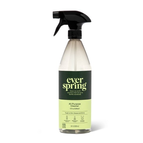 Citrus & Basil All Purpose Cleaner - 28 Fl Oz - Everspring™ : Target