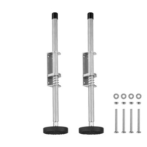 VEVOR Ladder Levler, 20 inch Steel 550lbs Load Ladder Leveling Tool, Pitch Hopper, Stair Ladder Stabilizer with Storage, Silver - 1 of 4