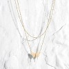 Layered Heart Necklace: 18K Gold Plated Dainty Pendant with Arrow & Bar - Handmade Boho Jewelry for Her - 4 of 4