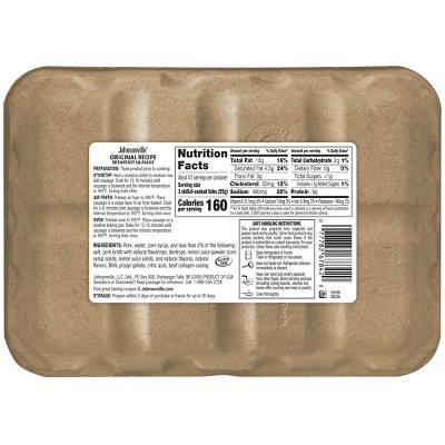 Johnsonville Original Frozen Breakfast Sausage Links - 12oz/14ct