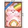 Trends International Care Bears - Cheer Bear Rainbow Balloon Framed Wall Poster Prints - 3 of 4