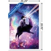Trends International James Booker - Laser Space Cat Llama Framed Wall Poster Prints - 3 of 4