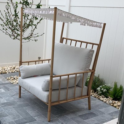 Calla Canopy Patio Accent Chair White Opalhouse Target