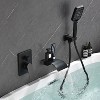 CLIHOME Wall Mount Single-Handle 3-Spray Tub and Shower Faucet with Handheld Shower Head (Valve Included) - 3 of 4