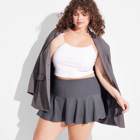 Circle skirt grey best sale