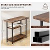 Side Table for Living Room, 3-Tier End Table for Small Space with Wide Storage Tabletop - 3 of 4