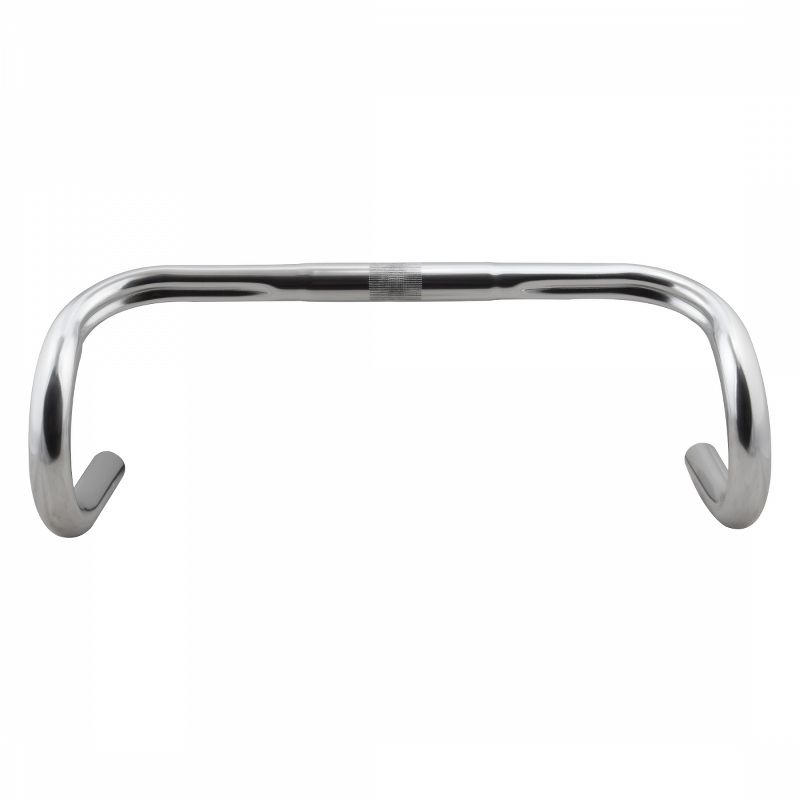 Pure Cycles Pure Fix Drop Bars Silver 25.4mm Clamp 400mm 138mm Silver Aluminum, 1 of 3