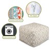 Majestic Home Goods,Ottoman Pouf Athens - 2 of 4