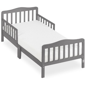 Dream On Me JPMA Certified  Memphis Classic Design Toddler Bed in Steel Gray - 1 of 4