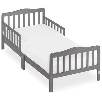 Dream On Me JPMA Certified  Memphis Classic Design Toddler Bed in Steel Gray