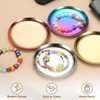 Unique Bargains Stainless Steel Decorative Round Jewelry Serving Trays for Candle Drink - 4 of 4
