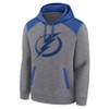 NHL Tampa Bay Lightning Men's Gray Poly Hooded Sweatshirt - 2 of 3