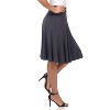 Rekucci Women's Ease into Comfort Flared Knit Skirt – Pull-On Style with Tummy Control and Flattering Flared Hem - 2 of 4