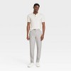 Houston White Adult Short Sleeve Polo Sweater - Cream - 3 of 4