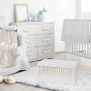 Sweet Jojo Designs Boy or Girl Gender Neutral Unisex Fabric Storage Toy Bin Bohemian Fringe Solid Ivory - 2 of 4