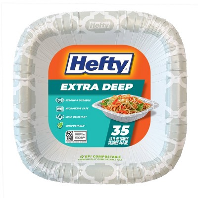 Hefty Extra Deep Disposable Bowls 6" - 35ct