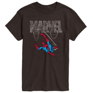 Men's - Marvel - Logo Web Spider-Man Short Sleeve Graphic T-Shirt - 1 of 3