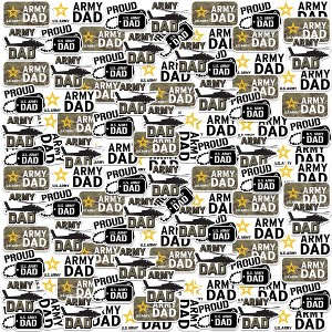 Army Dad 100ct Vinyl Large Deluxe Stickers Variety Pack - 1 of 4