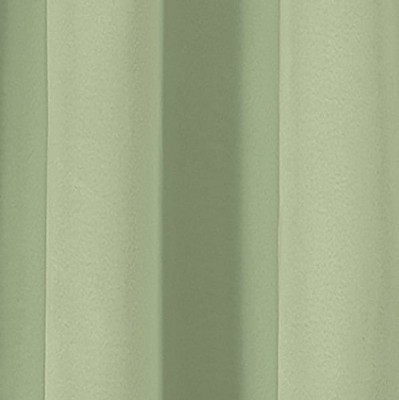 Sage Blackout Polyester Grommet Window Panel with Lace Detail