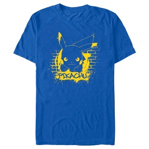 Men's Pokemon Pikachu Mural T-Shirt - 1 of 3