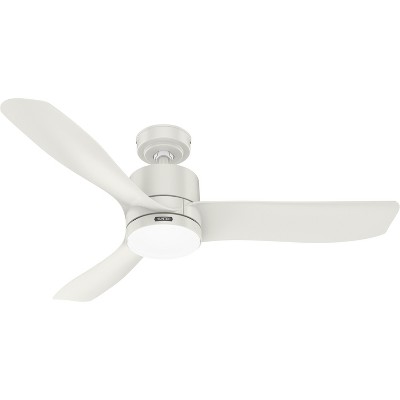 Hunter Fan 52" Bolsa Damp Rated Ceiling Fan with LED Light Kit and Handheld Remote